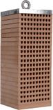 UNUS® Insectenhotel van hout bijenhotel met 200 gaten met ophanging en zinken dak 40x16x16 cm