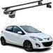 Menabo Omac Barres De Toit Transversales En Acier Pour Mazda2 Mk2 2007-2014