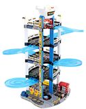 StarTech Parkeergarage voor speelgoedauto's - Parkeergarage model - 7 verdiepingen - Elektrische racebaan - Handbediende autolift - Rails - Racecircuit - ABS-kunststof