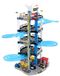StarTech Parkeergarage voor speelgoedauto's - Parkeergarage model - 7 verdiepingen - Elektrische racebaan - Handbediende autolift - Rails - Racecircuit - ABS-kunststof