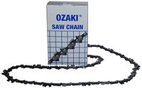Greenstar 35017 ketting, Ozaki, vierkant, 3/8 inch, 058 1,5 mm, 60 inch, zwart