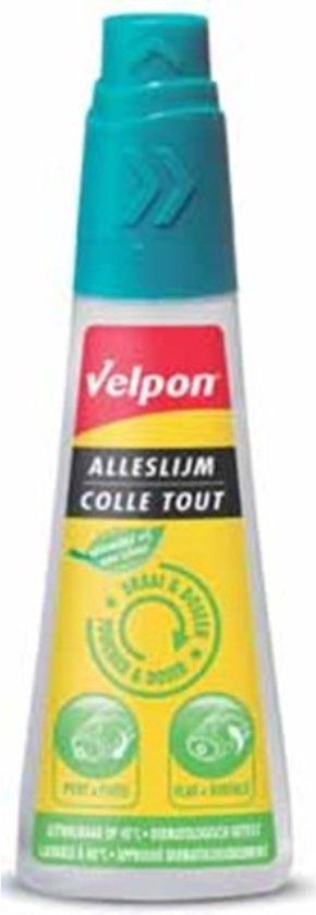 Bison Velpon Alleslijm - 90ml - Draai & Doseer - Oplosmiddelvrij
