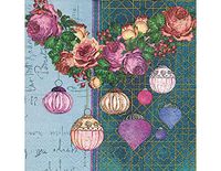 Romantic Baubles papieren servetten, 33 x 33 cm, 20u