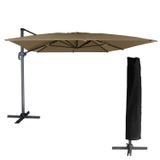 Happy Garden PAR557T-C parasol de terrasse Rectangulaire