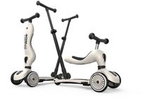Scoot & Ride Highwaykick 1 Push & Go - Step & Loopfiets - Unisex - 1-5 Jaar - Wit/Grijs