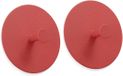 Trand Wandhaken set van 2 zelfklevende handdoekhaken kapstokhaken in Scandinavisch design, geen boren nodig - oranje