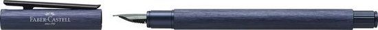 Faber-Castell Vulpen NEO Slim Aluminium Donkerblauw F