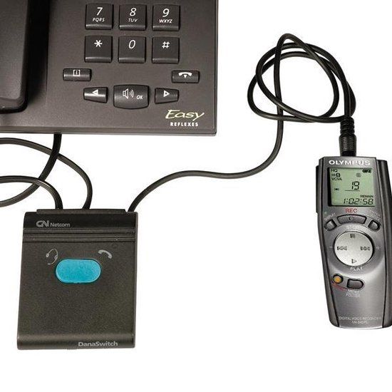 Jabra DanaSwitch Call Recorder en Luister Schakelaar
