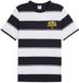 Puma Class Stripe Aop T-shirt Met Korte Mouwen Blauw XS