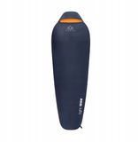 KADVA Light 1000 R synthetische slaapzak blauw 220 cm mummy met capuchon