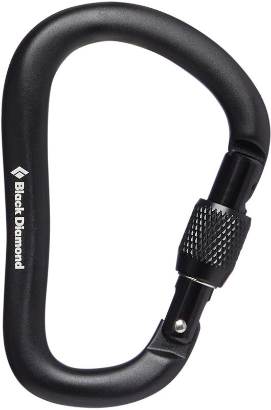 Black Diamond Rocklock Screwgate Carabiner, Black