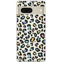 1001 coques Google Pixel 7 Leopard colore Bedrukt siliconen hoesje