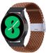 By Qubix Qubix - Braided nylon bandje - Bruin - Geschikt voor Huawei Watch 5 - 46mm