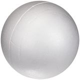 RAYHER Polystyreen bal, twee helften, Wit, ø 25 cm