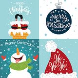 Kerstkaarten Emotional Rescue Kerstkaarten Multipack, 12 stuks, 4 ontwerpen