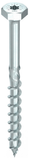 HECO TOPIX-Plus houtbouwschroef 8x120mm zeskantkop verzinkt staal Torx