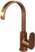 Brauer Copper Edition Hoge Opbouw Wastafelmengkraan met Draaibare Platte Uitloop Model C Koper Geborsteld PVD