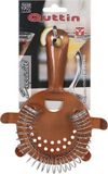 Quttin Cocktailzeef strainer barzeef Exquisite RVS brons
