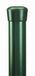 Alberts 611828 omheiningspaal voor gaas Deco en siervlechtwerk Rondo | zink-gefosfateerd, groene kunststof coating | lengte 1200 mm | paal-Ø 28 mm