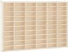 vidaXL Houten Verzamelaarsvitrine met 60 vakken 60x4,5x40,5cm