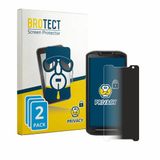 BROTECT - privacy screenprotector voor Point Mobile PM84P - Folie Beschermfolie Blauwlichtfilter 2 Stuks