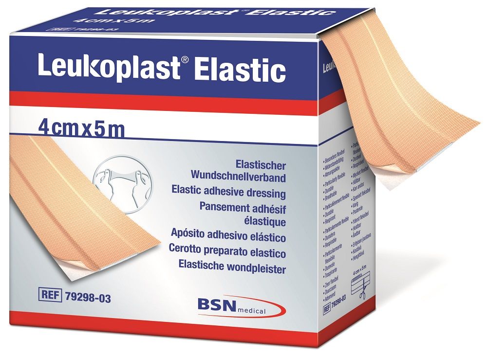 Leukoplast Elastic Wondpleister 4cm x 5m
