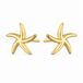 Amona Jewelry Zeester Oorknopjes - Oorbellen voor dames - 925 zilver verguld - Goudkleurig
