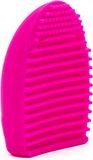 Intirilife Siliconen borstelreiniger roze - 7,3 x 5,5 x 3 cm