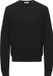 ONLY&SONS ONSLOUI LS STRUCTURE CREW REG NOOS Heren Gebreide Truien Zwart XL