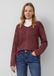 s.Oliver Strickpullover V-hals Bordeaux