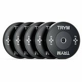 TRYM set de pare-chocs - 150 kg - Noir - 50 mm