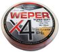 Colmic Weper X4 Ligne de pêche tressée 274 m Transparent 0.350 mm