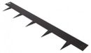 Sans marque Bordure de jardin Multi Edge Metal 9,5 m - Noir