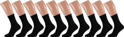Apollo chaussettes de sport - Femme - pack avantage - 10 paires - noir 35-38