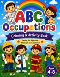 ABC Occupations Coloring & Activity Book