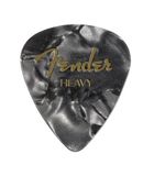 Fender 351 Premium vorm plectrums - Black Moto - Heavy - Set van 12