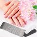 Merkloos Lot de 100 mini-limes à ongles double face - Grain 180/240 - Pour femmes et filles : limes à ongles professionnelles en vrac, outils de manucure pour ongles en acrylique (noir)