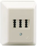 Rutenbeck AMS 1/2 NFF Ap, TAE, Wit, Polyoxymethyleen (POM), IP20, 125 V, -5 - 50 °C