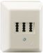 Rutenbeck AMS 1/2 NFF Ap, TAE, Wit, Polyoxymethyleen (POM), IP20, 125 V, -5 - 50 °C