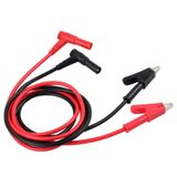 NONE Banaan Stekker Voor Krokodillenklem Koppel Leide Test Kabel 15a 4 Mm