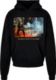 Mister Tee Scarface - Scarface Little Friend Ultraheavy Oversize Hoodie/trui - Zwart - XL