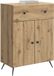 vidaXL Dressoir artisanal chêne 66 x 34,5 x 90 cm Bois traité