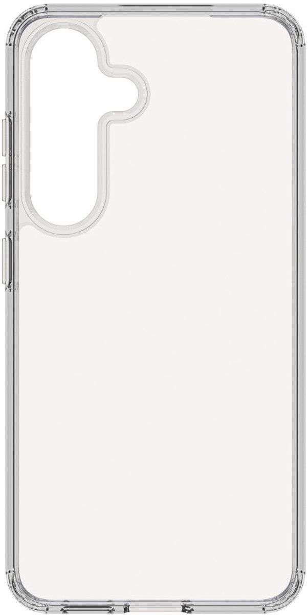Black Rock Hoes voor mobiele telefoon voor Samsung Galaxy S25+ (compatibel met draadloos opladen, Slim, TPU frame, hoogwaardige cover, hoes voor Samsung Galaxy, case, anti-geelheid) transparant
