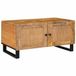 vidaXL Salontafel Naturel Massief Mango Hout 80 x 50 x 40 cm