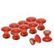 Magneet Expert® Traditionele magnetische kaart Pin Magneten - Rood (10 verpakkingen van 12)