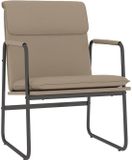 vidaXL Loungestoel Cappuccino Kunstleer 55x64x80 cm
