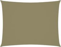 vidaXL - Zonnescherm - rechthoekig - 3,5x5 m - Oxford stof - beige