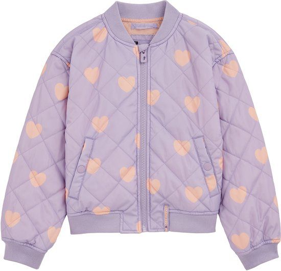 WE Fashion Meisjes bomberjack met print