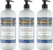 Claudius Cosmetics B.V. Body & Hair Hammam Herbal 1 liter - set van 3 stuks - met gratis pomp - 2 in 1 voor lichaam en haar