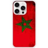 Apple iPhone 16 Drapeau maroc Verstevigd hoesje met sublimatie bedrukking